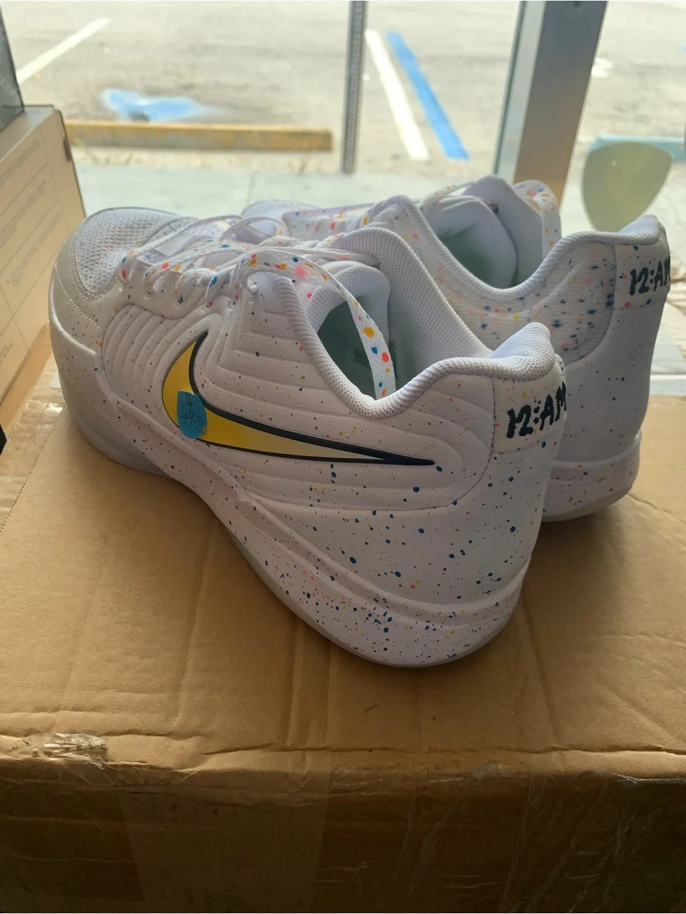Nike white kids